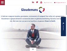 Tablet Screenshot of gloudemans.nl